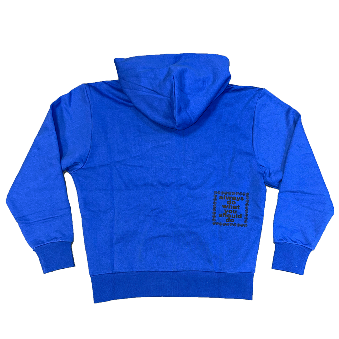 スケートボード always do what you should do zip up hood always up black zip up hoodie – always do what you should do