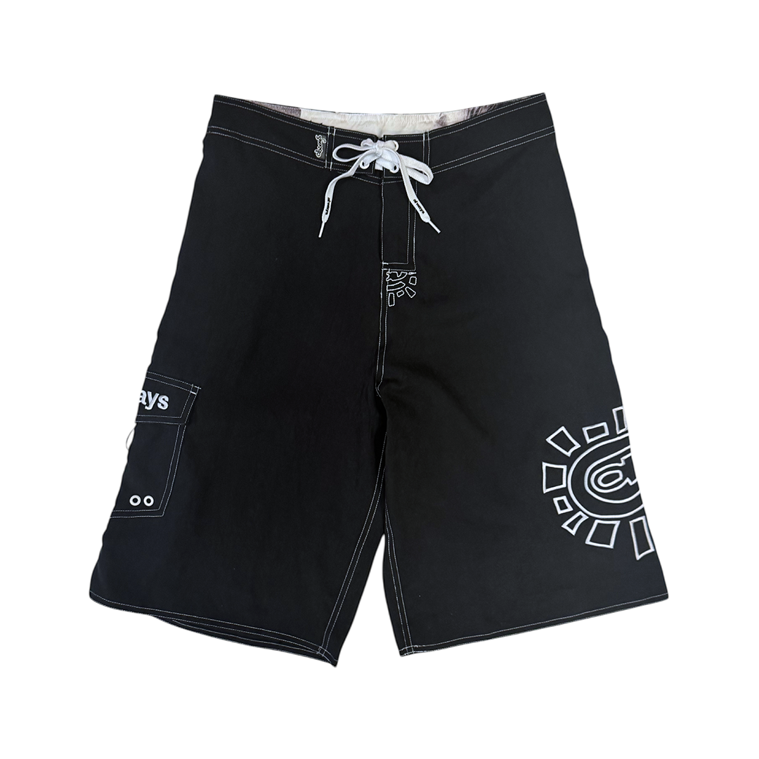 AI board shorts - black/black – always do what you should do AI board shorts - black/black – always do what you should do