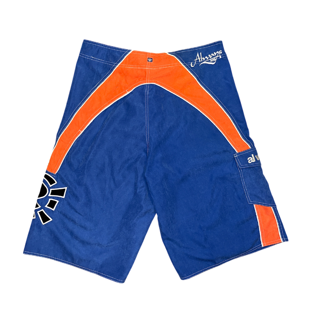 A.I boardshorts - blue / orange – always do what you should do