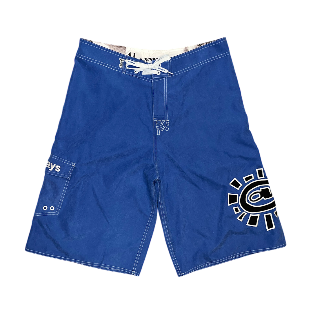 A.I boardshorts - blue / orange – always do what you should do