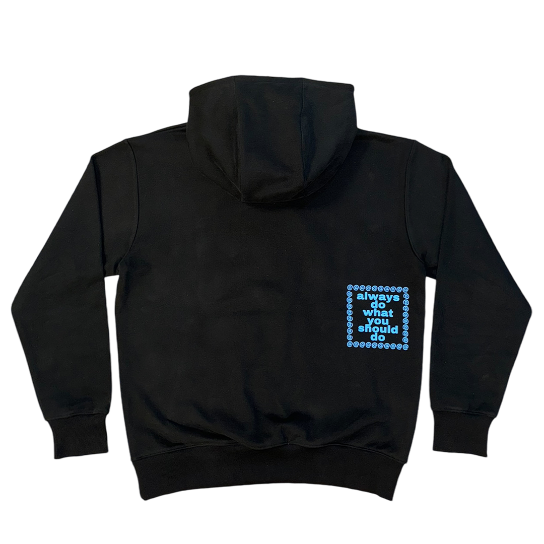 nts always hoodie - black – always do what you should do