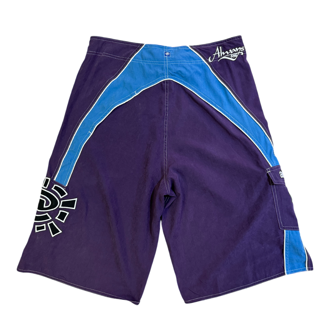 AI board shorts - purple/blue – always do what you should do