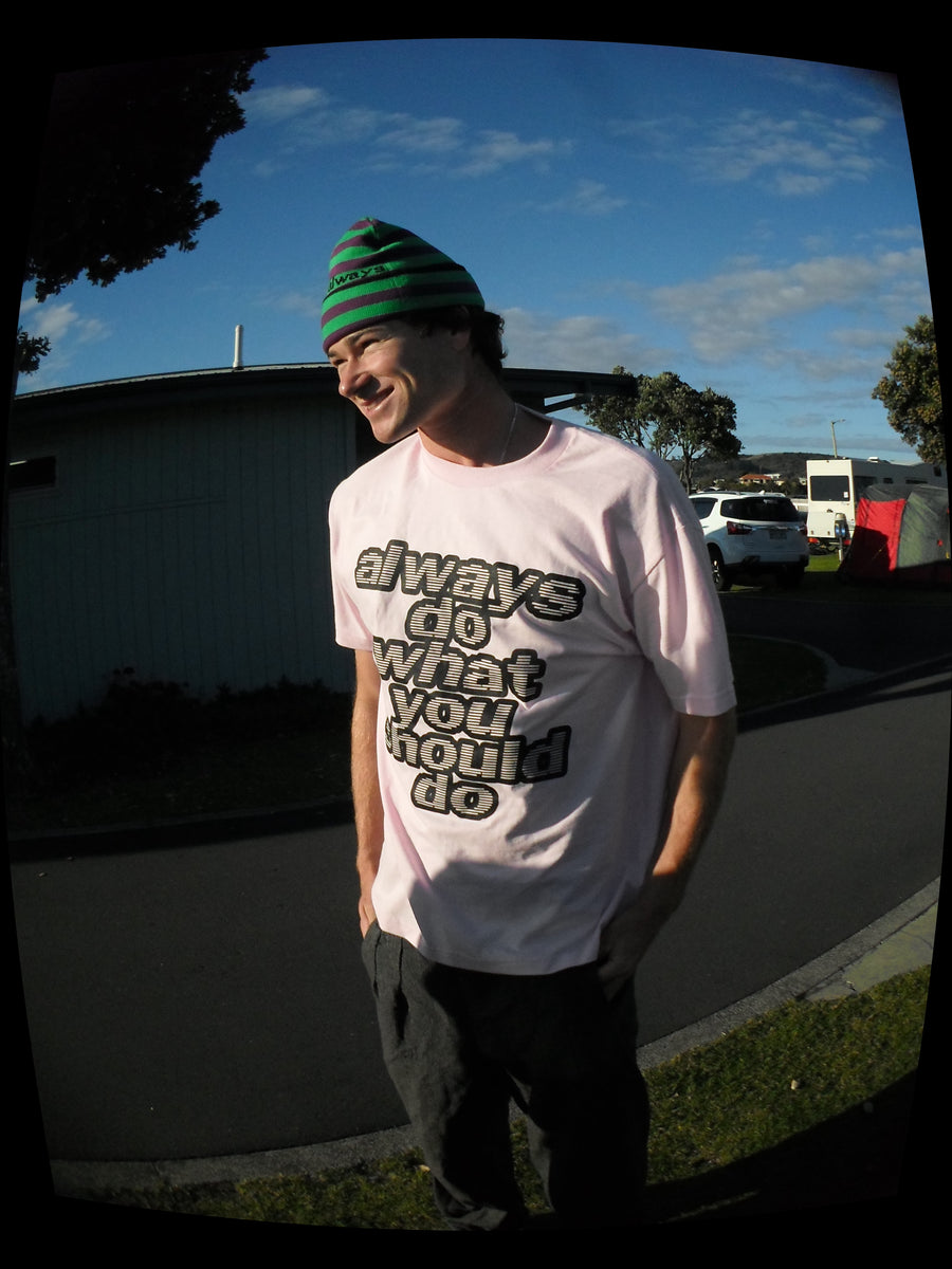 adwysd pink t-shirt – always do what you should do