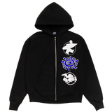 stussy x always stack zip hood