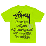 stussy x always wt tee - lime