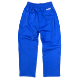 premium no cuff jogger - blue