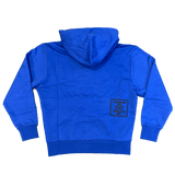 premium zip up hoodie - blue