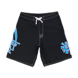 always x stussy boardshorts - black