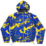 camo bandemic jacket - yellow/blue/brown