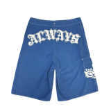 AI board shorts - blue