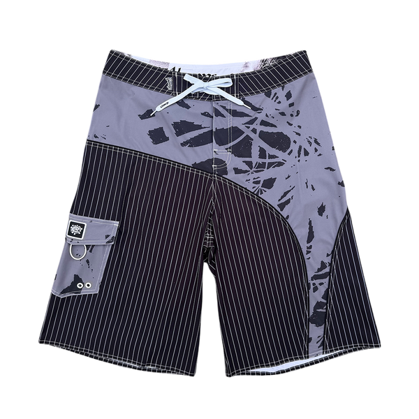 leaf stripe boardshort - new style