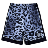 core court short - silver/leopard