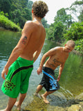 always x stussy boardshorts - green