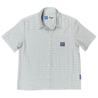 purple label button up shirt - grey