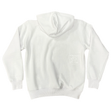 white @sun embroidered hoodie