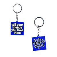 double sided keyring