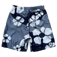 packable court short - white flower