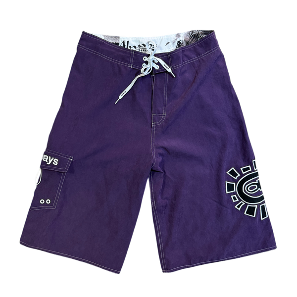 AI board shorts - purple/blue