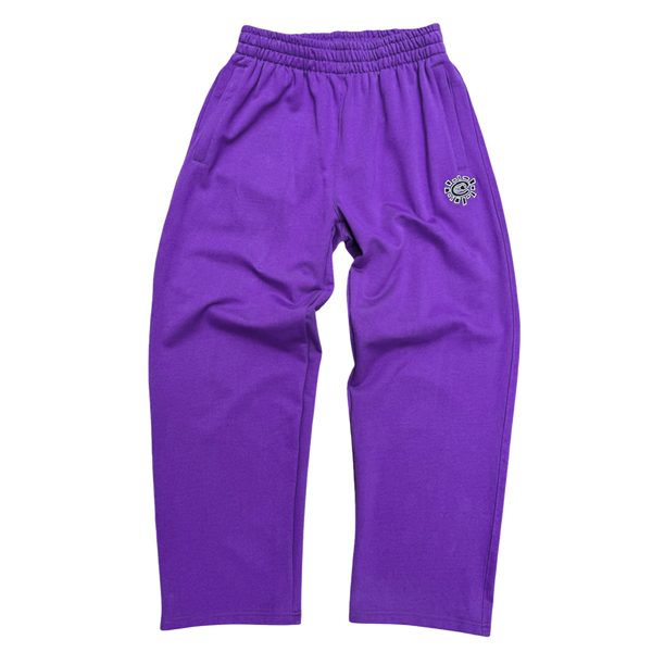 premium no cuff jogger - purple