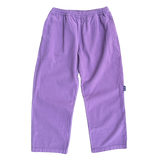 relaxed brushed skate pant - plum