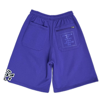 relaxed @sun jogger shorts - purple