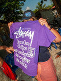 stussy x always wt tee - purple