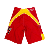 AI board shorts - yellow/red