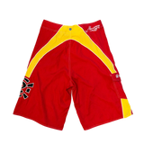 AI board shorts - yellow/red