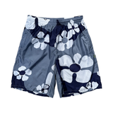 packable court short - white flower