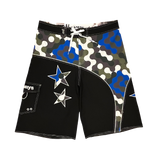 star panelled boardshort - semi stretch