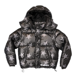 superstar puffa jacket black