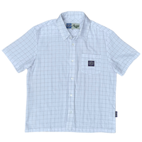 criss cross purple label shirt - white