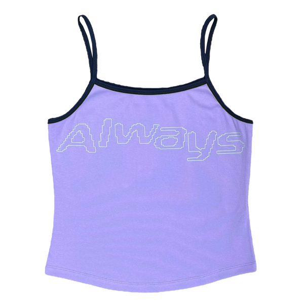 he@rt logo cami top - lavender