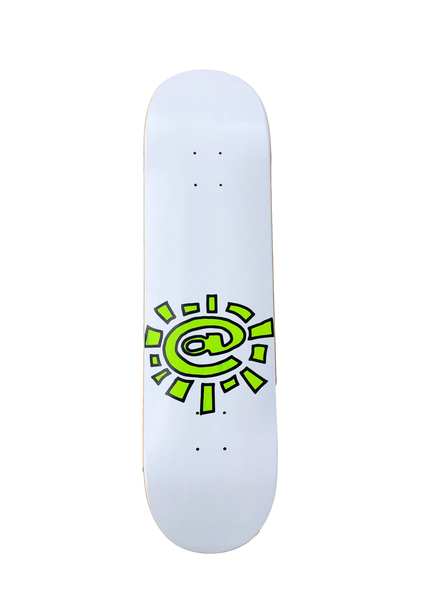 8.25 white @sun skateboard