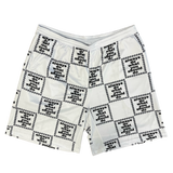 always court short -white/check