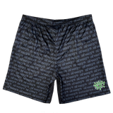 aotearoa court short - black / silver