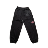 rel@xed black joggers