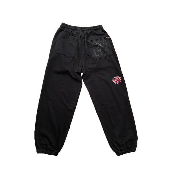 rel@xed black joggers – always do what you should do rel@xed black joggers – always do what you should do
