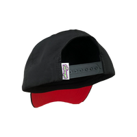 black/red nylon cap