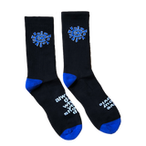 black / blue @sun sock