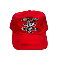 cohesive nylon cap - red