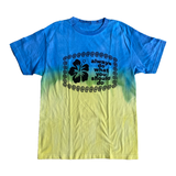 high biscus hand dye tshirt