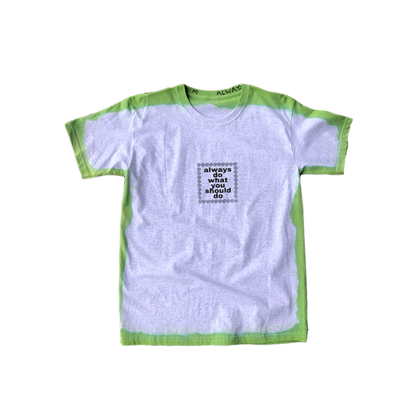 green border slatt t-shirt