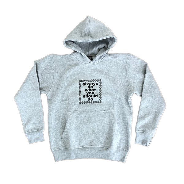 adwysd logo hoodie - grey