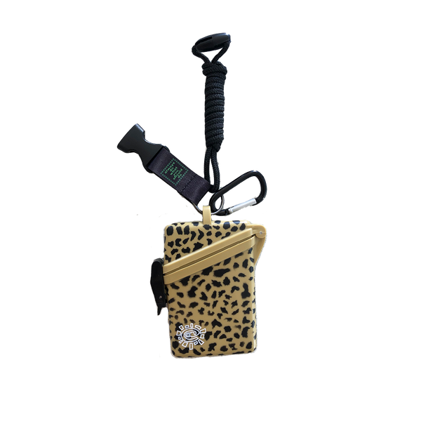leopard lanyard case