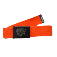 orange canvas belt