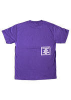 always oval purple t-shirt