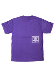 always oval purple t-shirt